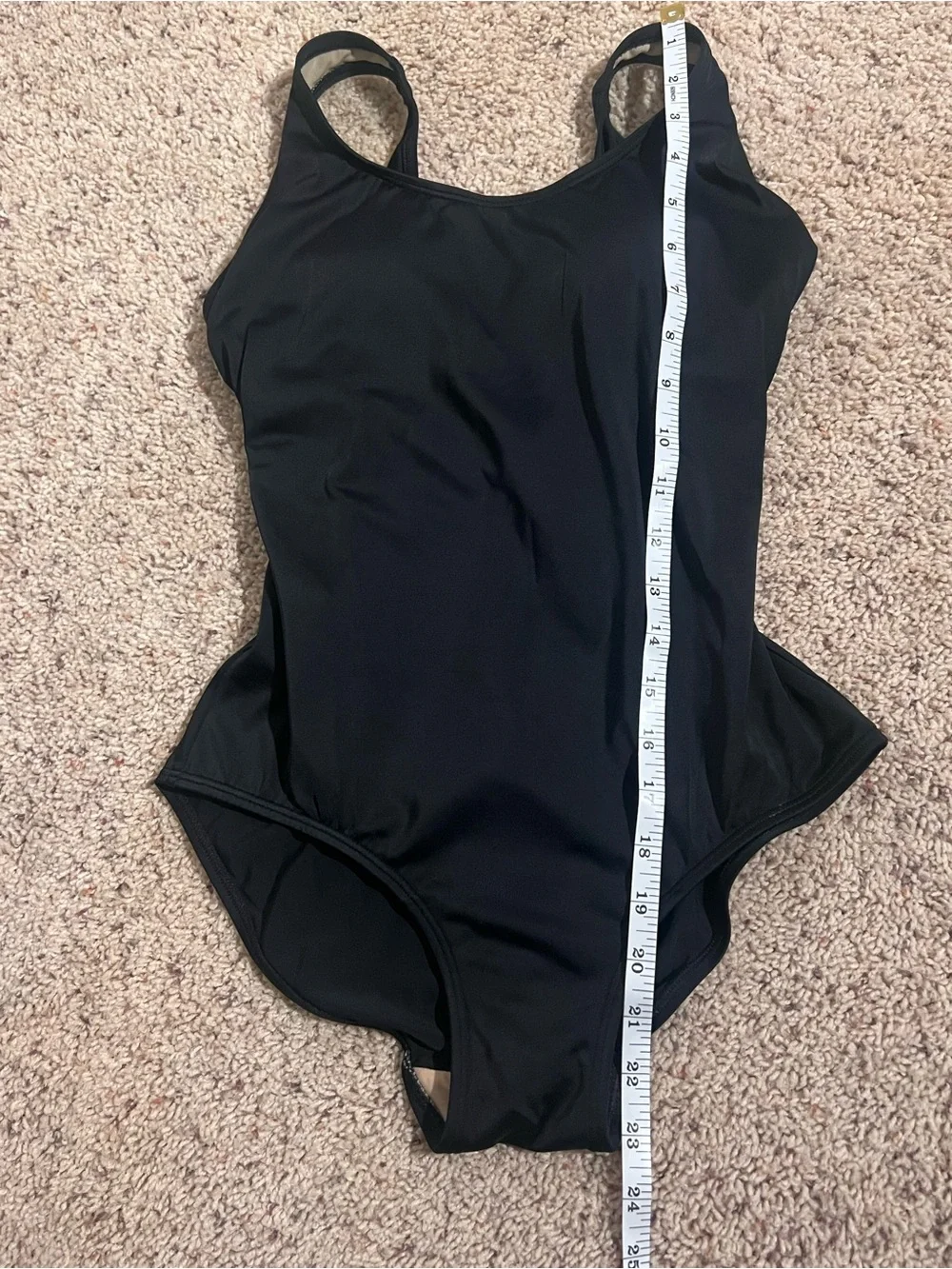 L.L. Bean Black Women's one piece swimming suit